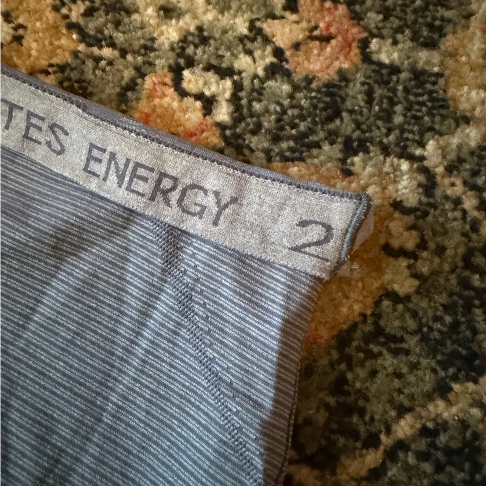 Lululemon Blue Swiftly Tech Cropped Short-Sleeve - Picture 4 of 4